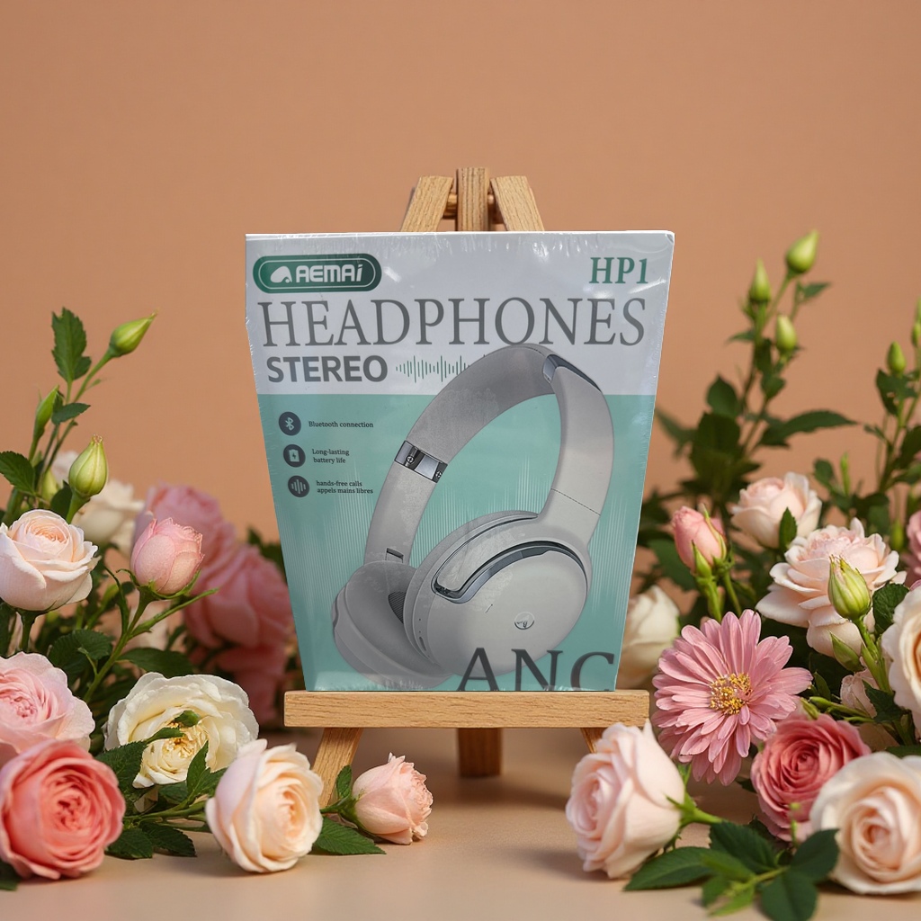 This is a universal model of Bluetooth headphones with wireless noise cancellation, high-definition sound quality and long battery life details Picture