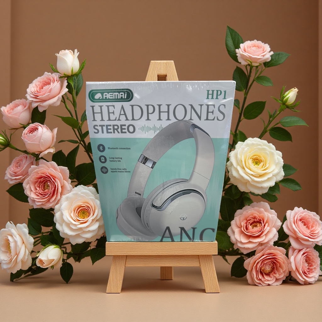 This is a universal model of Bluetooth headphones with wireless noise cancellation, high-definition sound quality and long battery life