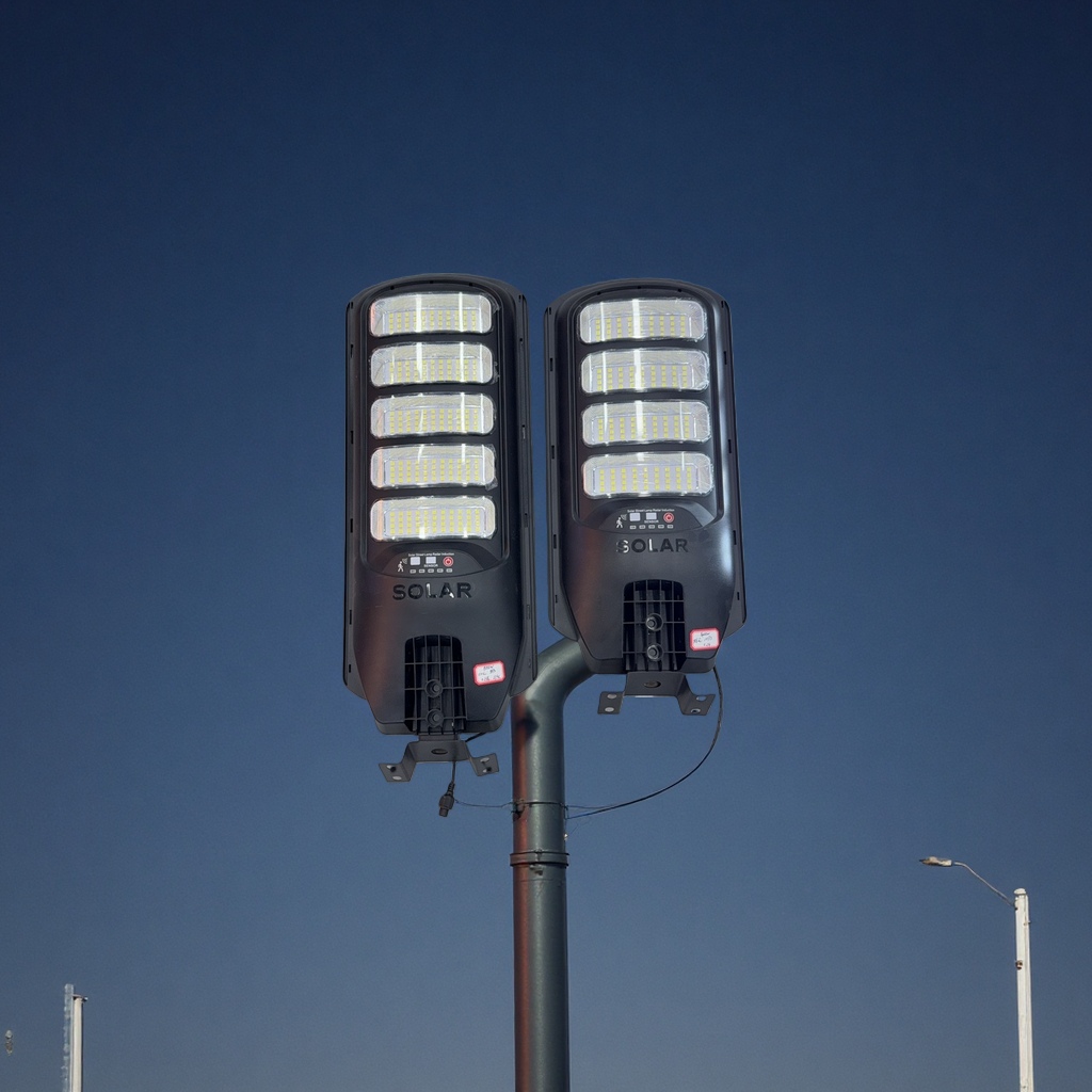 太阳能路灯头户外防水节能照明灯泡12V24V可选