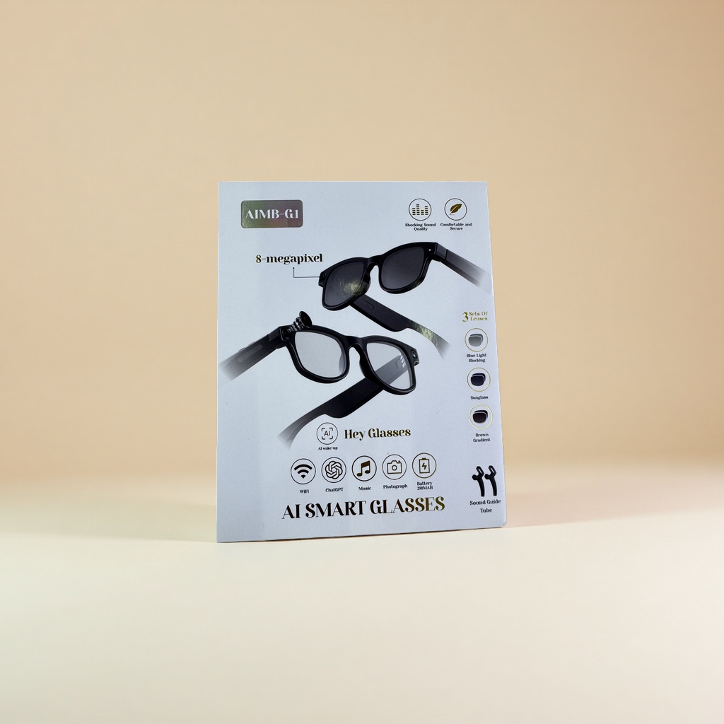 AI眼镜AIMB-G1 智能护眼 清新视界 时尚科技感