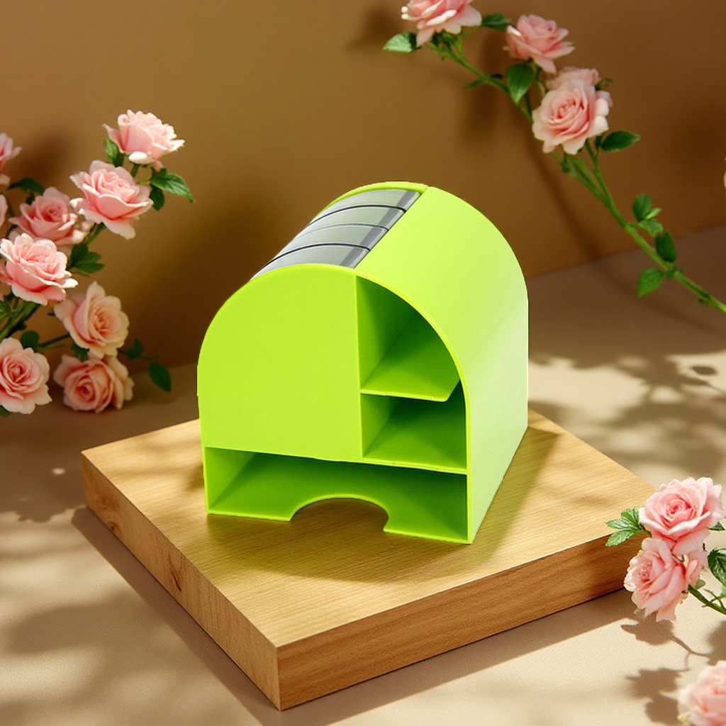 学生用笔筒办公桌收纳笔筒简约创意文具盒 desk organizer 12孔