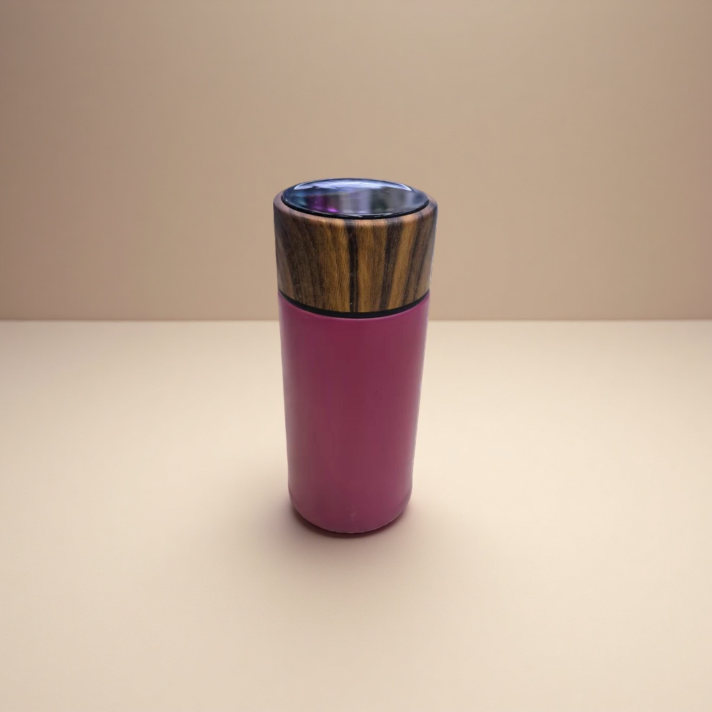 Double-layer stainless steel insulated cup with lid, large-capacity anti-scald design, durable cup
