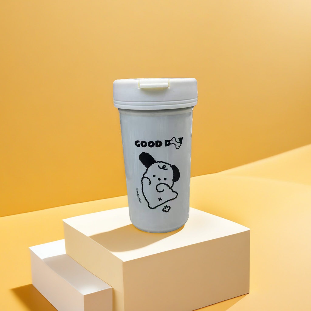 Cartoon cute coffee cups are portable and heat-resistant for daily use in student dormitories Application Scenario