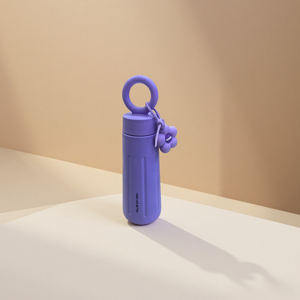 A portable large-capacity stainless steel water bottle with leak-proof design for outdoor fitness and drinking water details Picture