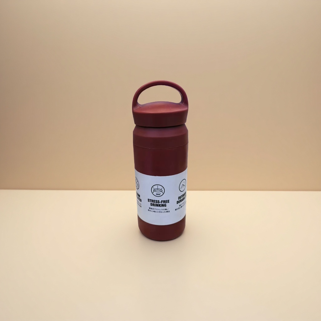 Portable thermos cup, large-capacity leak-proof thermos cup, daily office and household use Specification image