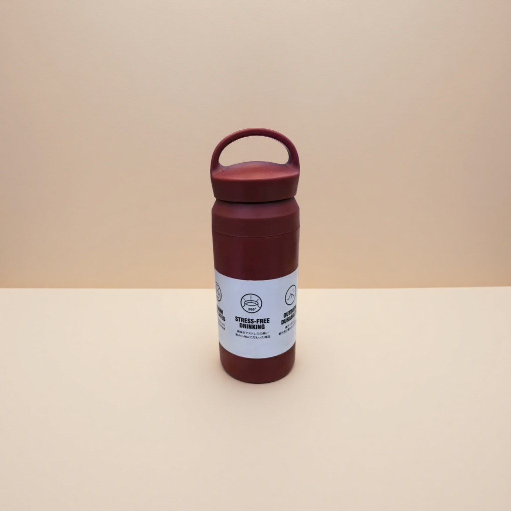 Portable thermos cup, large-capacity leak-proof thermos cup, daily office and household use details Picture