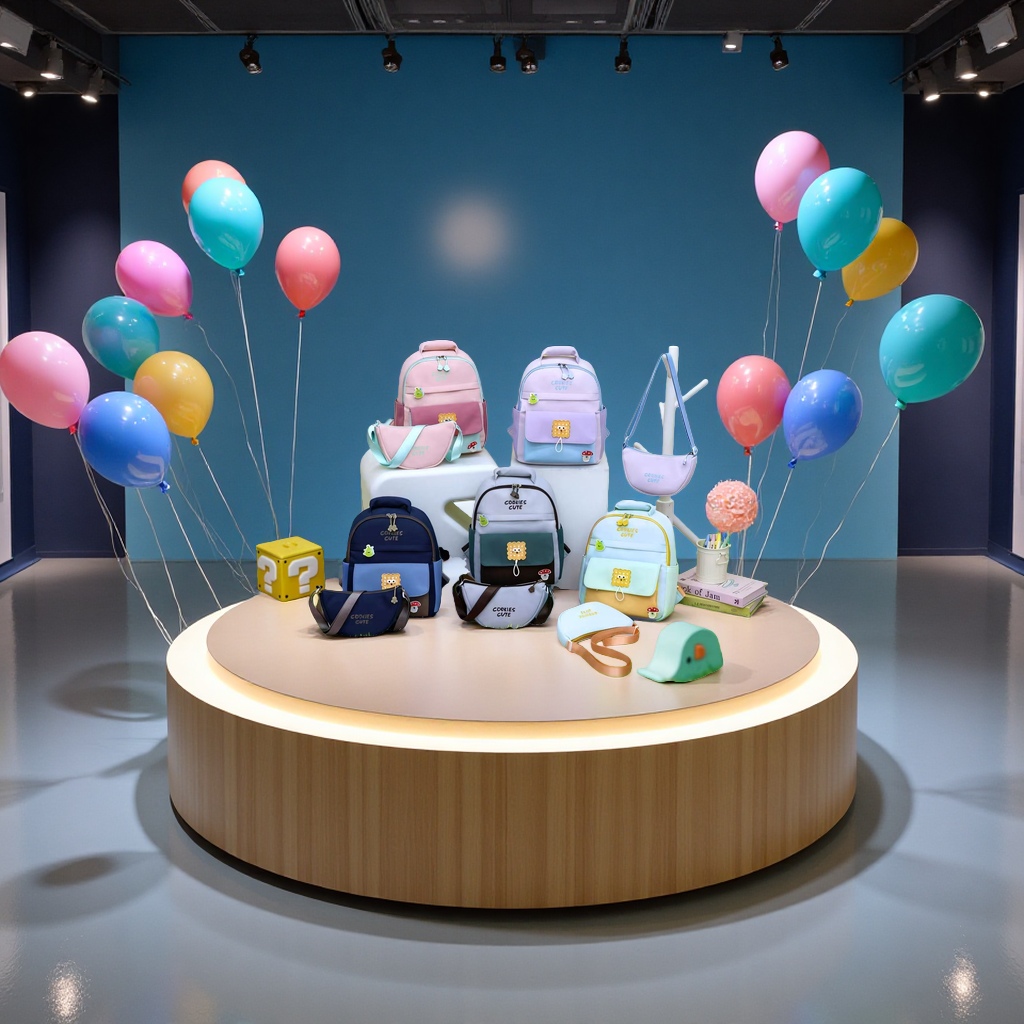 New student backpack, chest bag and waist bag set for kindergarten schoolbags Specification image