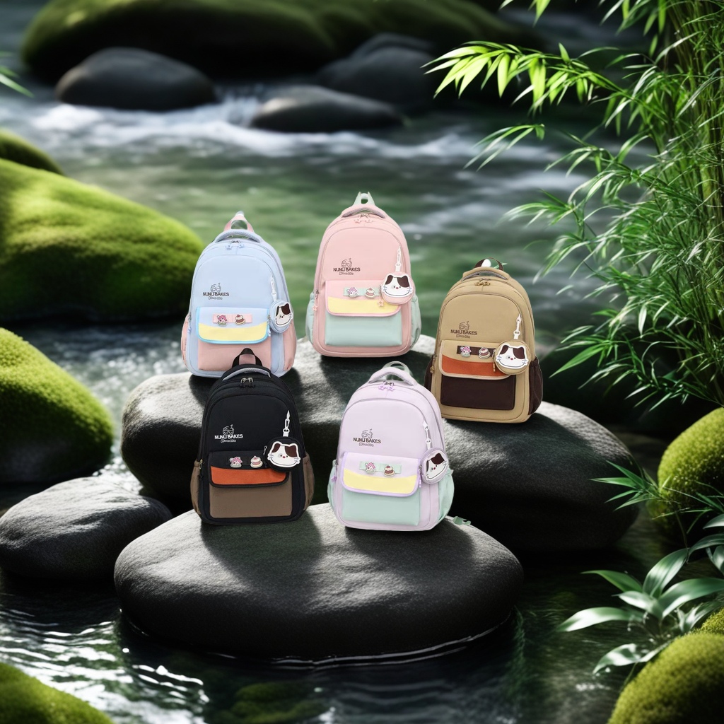 The new student schoolbag is a trendy and fashionable backpack for middle school and college students Application Scenario