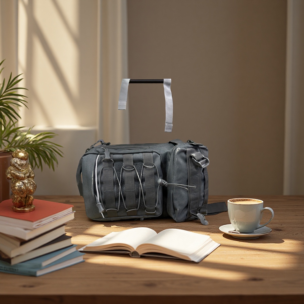 Camera bag, single-shoulder crossbody camera bag, shockproof and dustproof portable storage bag details Picture