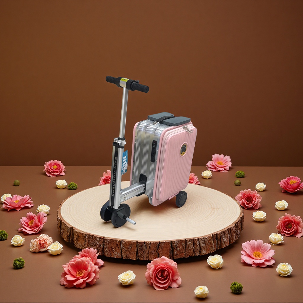 Light luxury carry-on suitcase, 20-inch large-capacity trolley case, travel suitcase, explosion-proof and wear-resistant suitcase details Picture