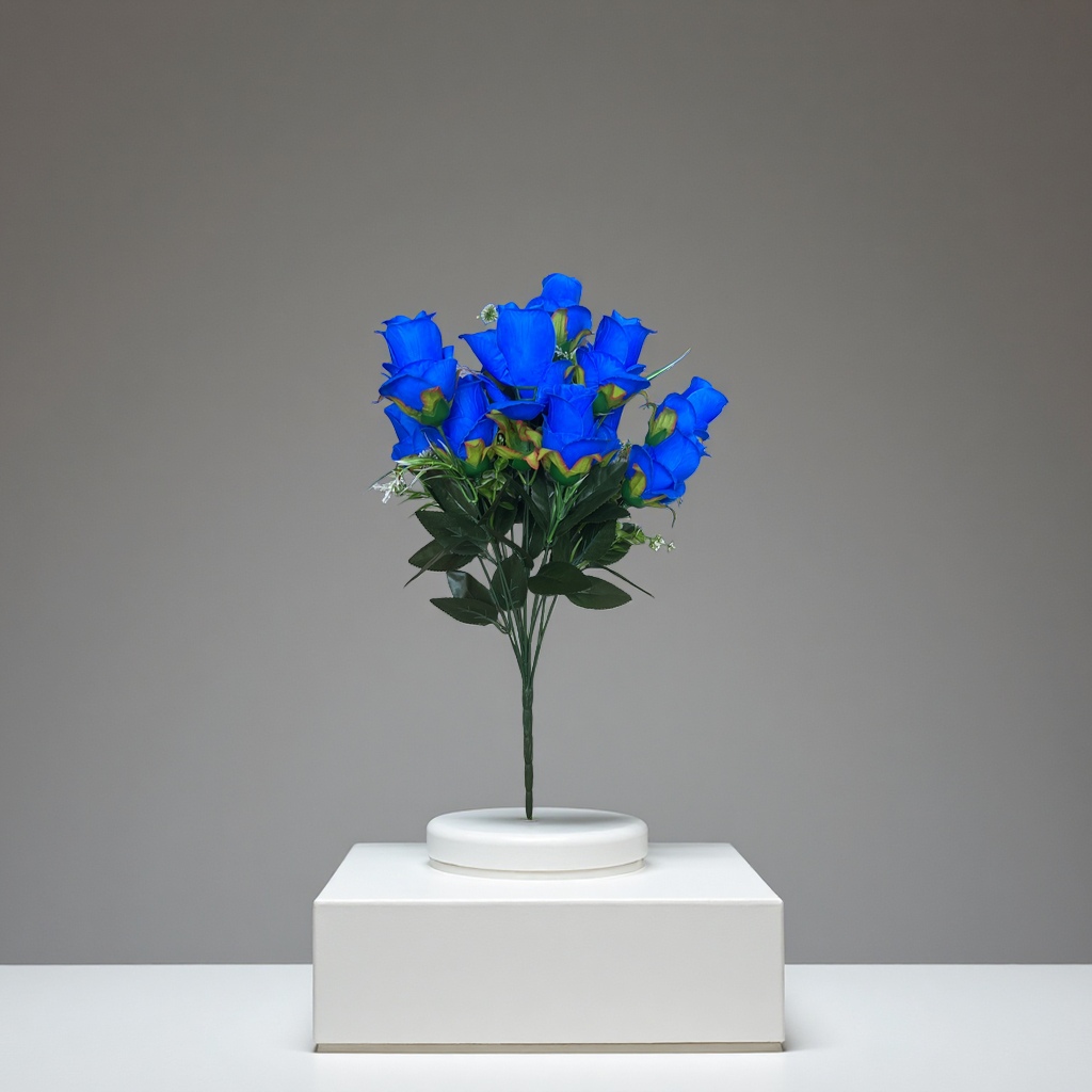 玫瑰仿真花摆件家居装饰品客厅卧室花瓶插花花艺布置