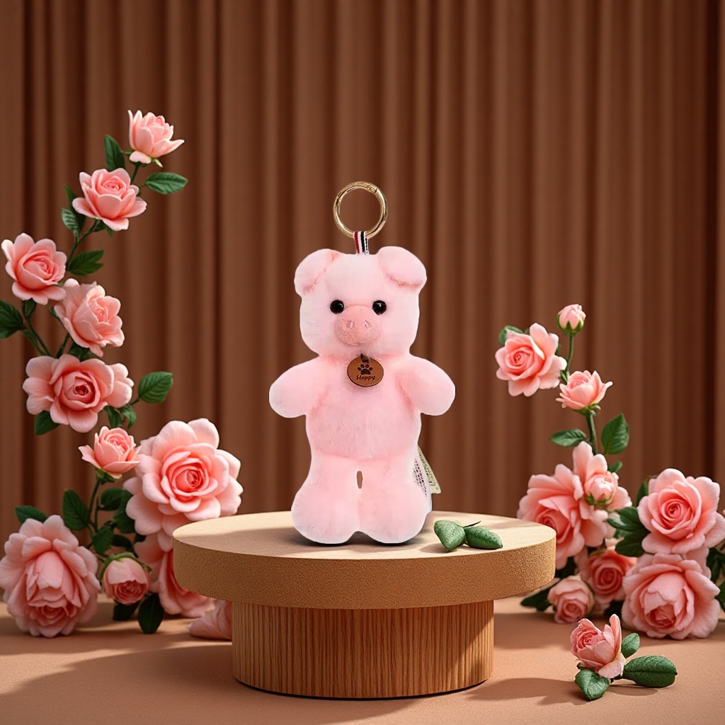 毛绒玩具可爱软萌小熊抱枕18cm 休闲家居装饰品