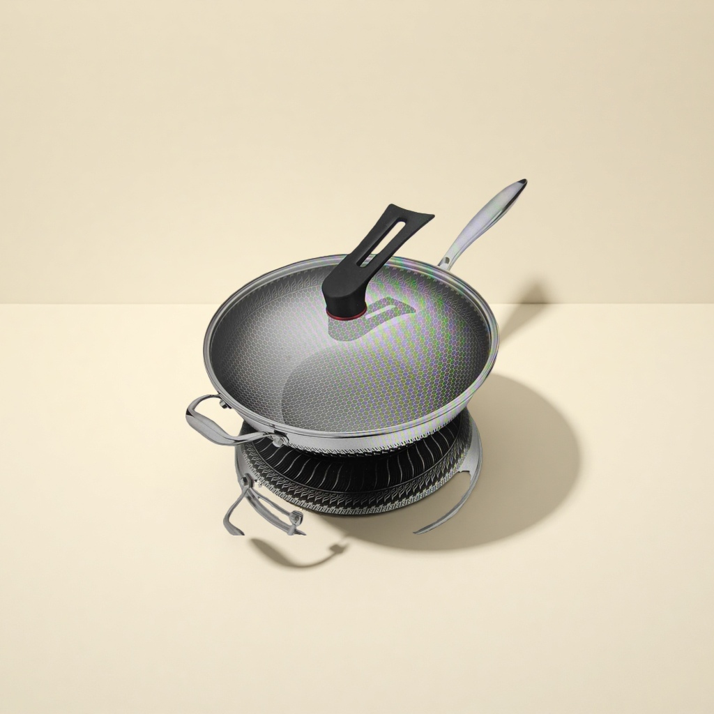 MG C enamel pot multi-piece set, stainless steel pot 3-piece set, carefully selected materials, durable and rust-resistant Application Scenario