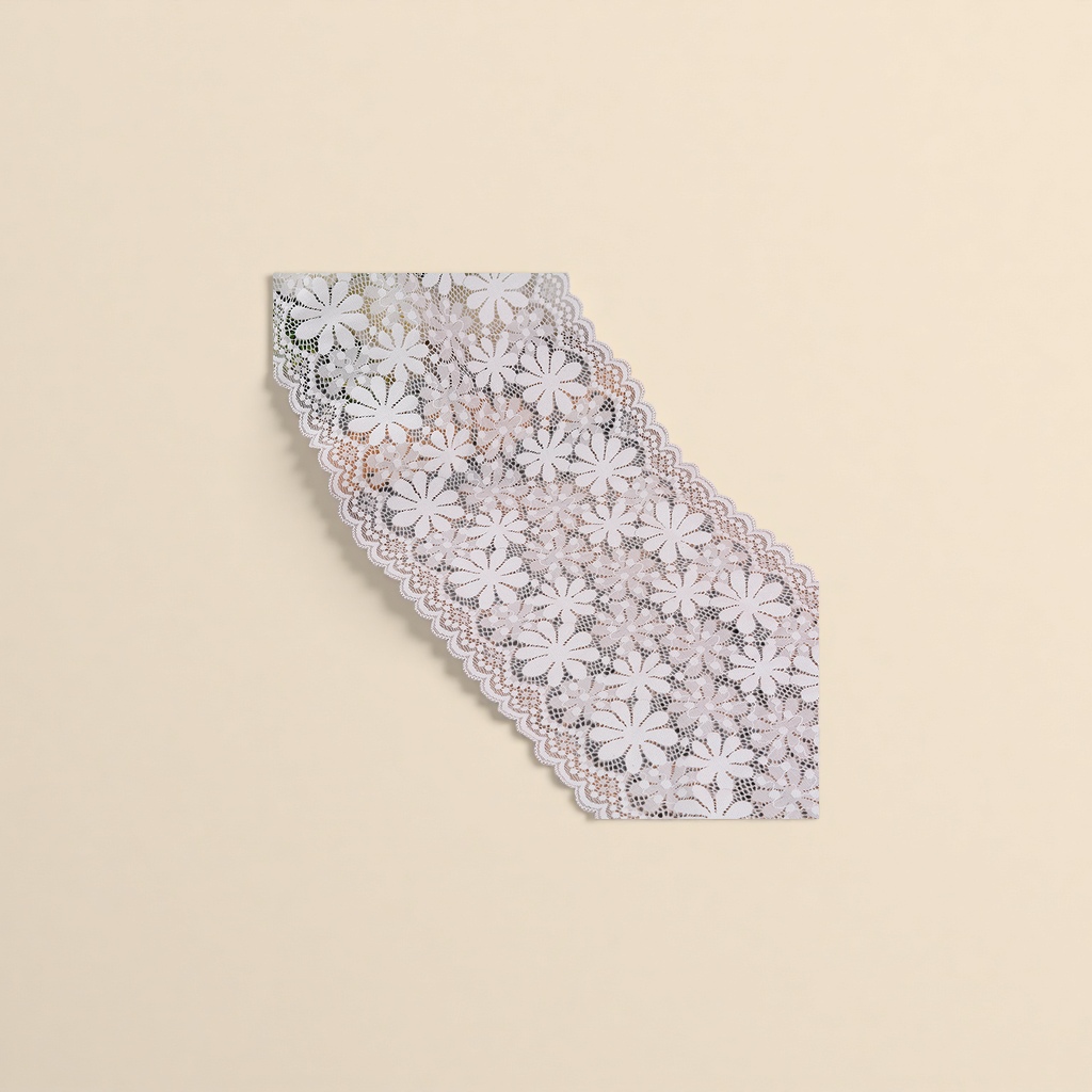 High-end lace, elastic lace, curtains, lace clothing, lace clothing accessories, water-soluble embroidery details Picture