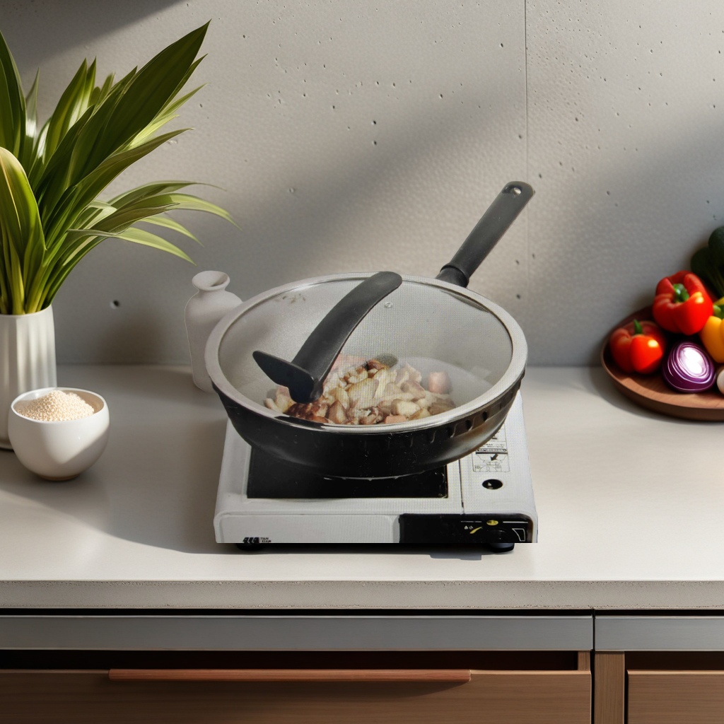 White enamel clay pot stew pot for hotels, 1.5L Application Scenario