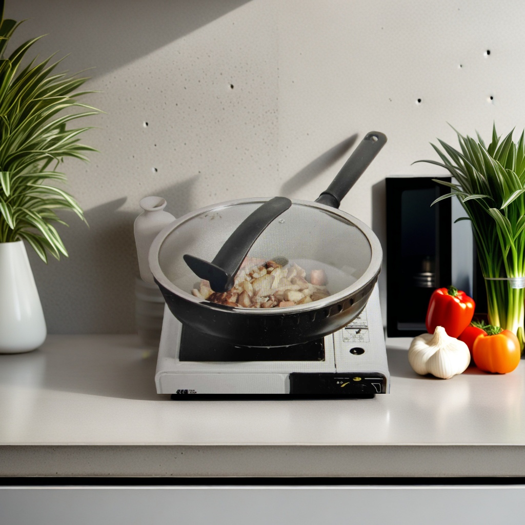 White enamel clay pot stew pot for hotels, 1.5L details Picture