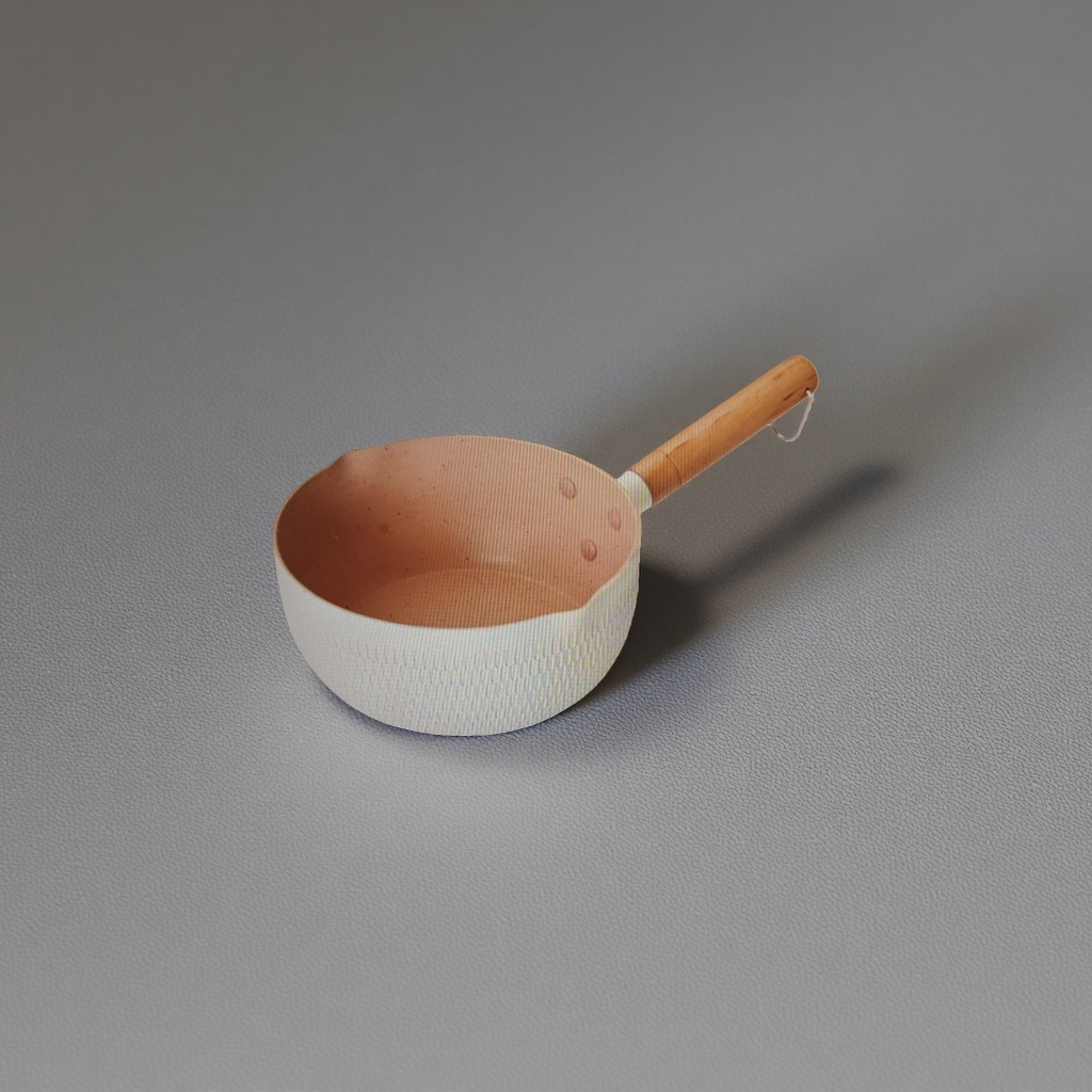 1.5-liter white enamel clay pot, a special stew pot for hotels Specification image