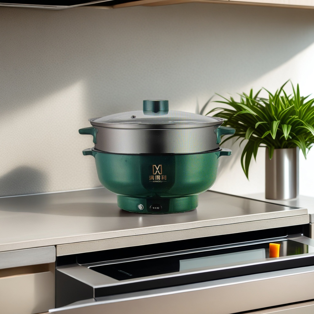 MGC enamel pot multi-piece set, 3-piece stainless steel pot set, all-purpose set for boiling, stewing, stir-frying and pan-frying details Picture