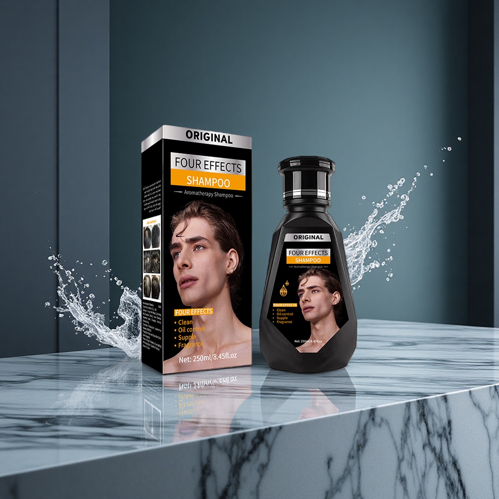 芙奈芬男士黑色洗发水护发素套装shampoo shampoo