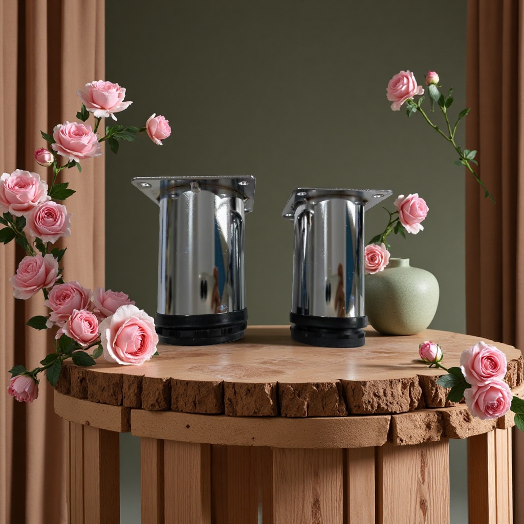 وسائد خشبية صلبة صلبة على الأرجل وأثاث خشبية صلبة Specification image