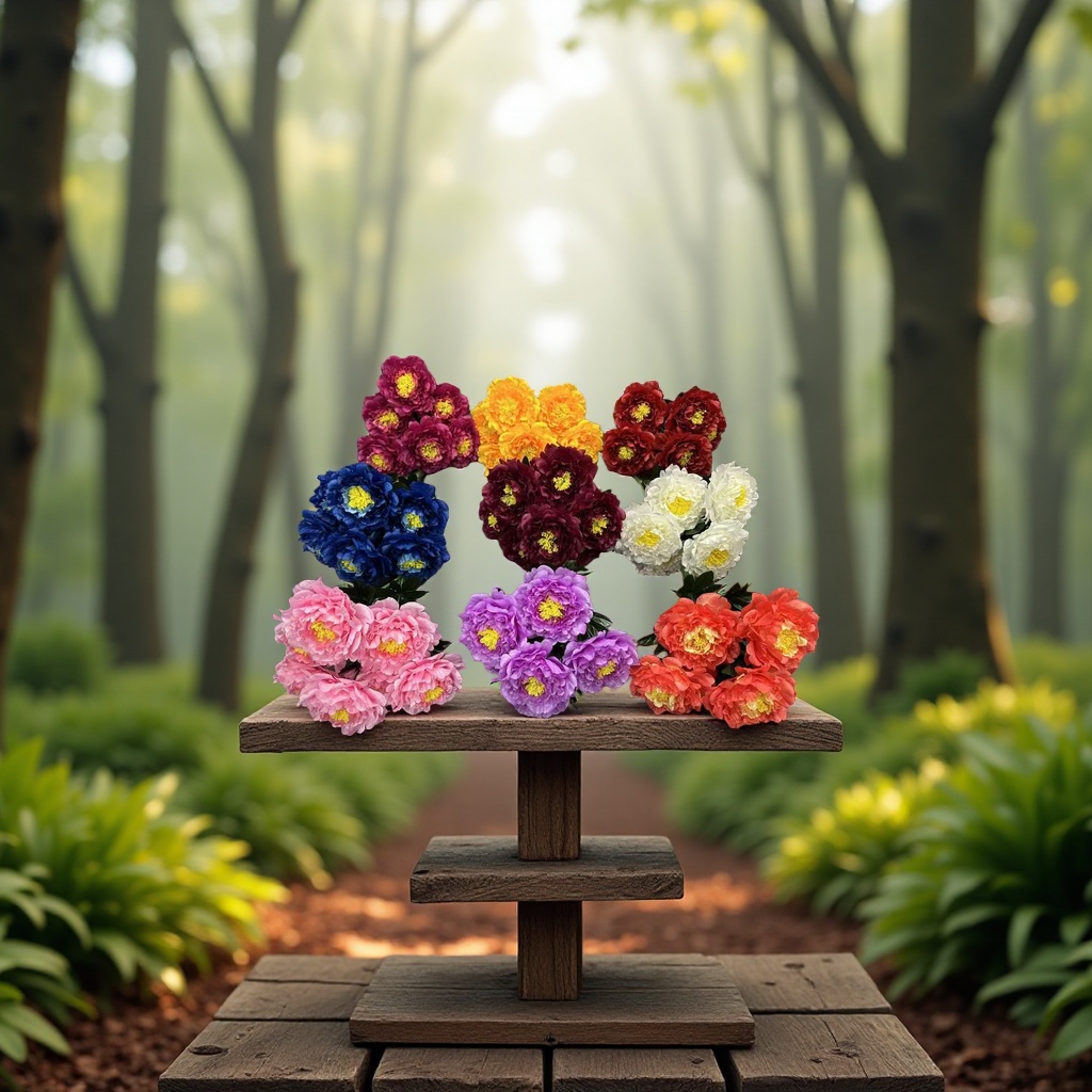 Artificial petal handicrafts, gifts, woolen sunflowers, decorative flowers, artificial flowers, 180g Application Scenario