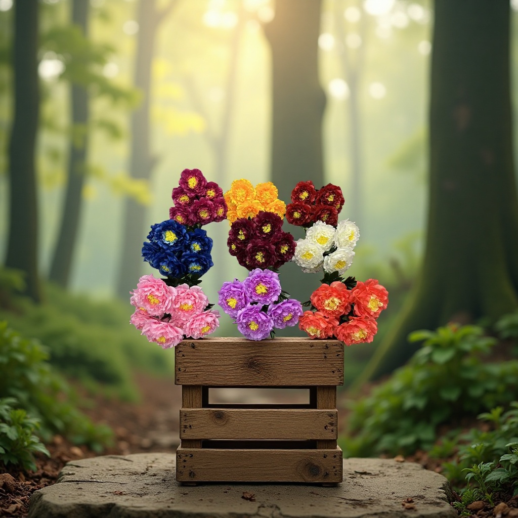 Artificial petal handicrafts, gifts, woolen sunflowers, decorative flowers, artificial flowers, 180g Item Picture