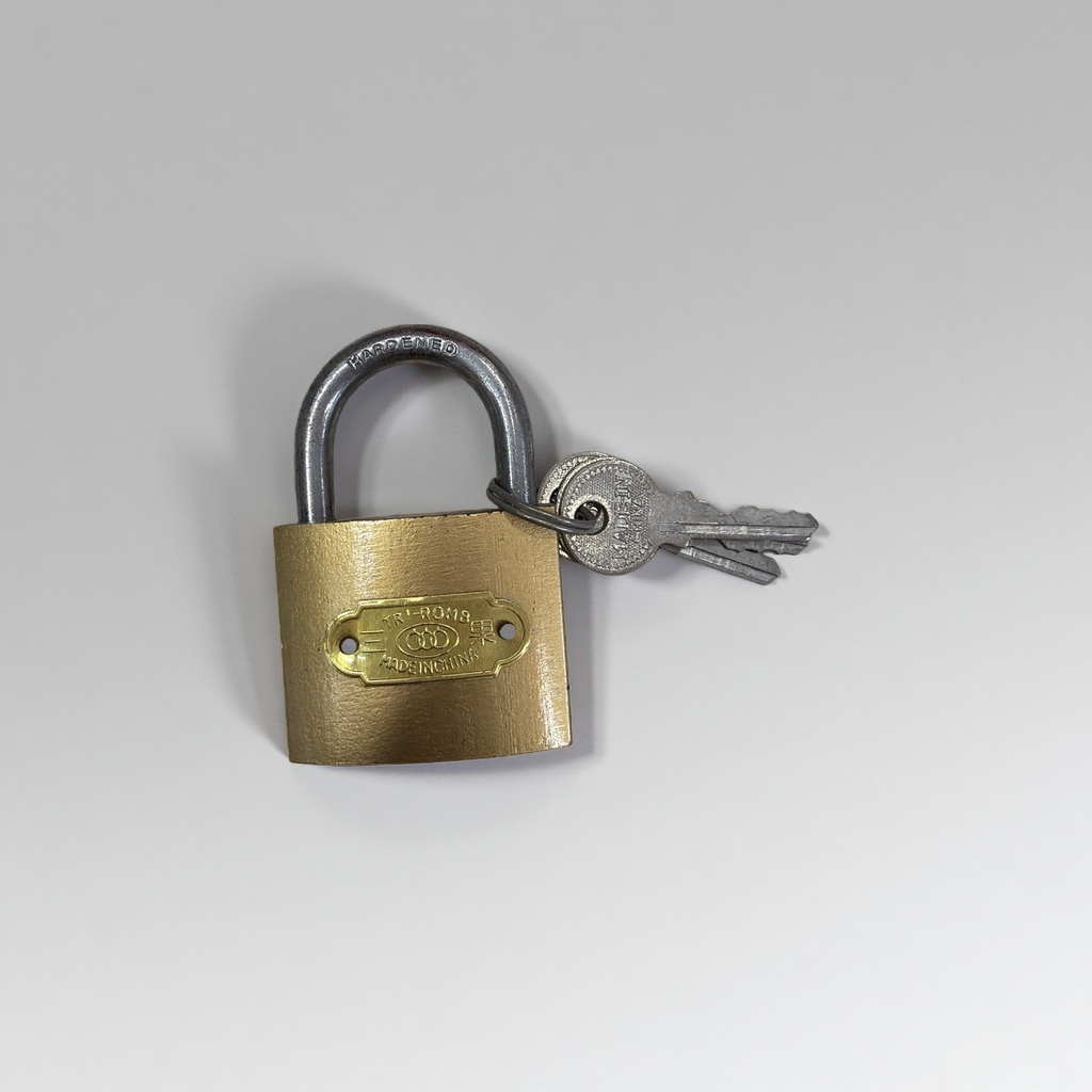 Copper-like padlock, rust-proof and durable, large lock, household anti-theft lock core, keyhole lock