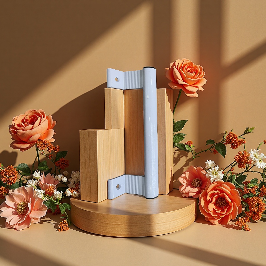 مقابض خشب صلب مقاومة للتزلاق ومقاومة للتزلاق في مطابخ ذات حجم عام لقطع معدنية Specification image