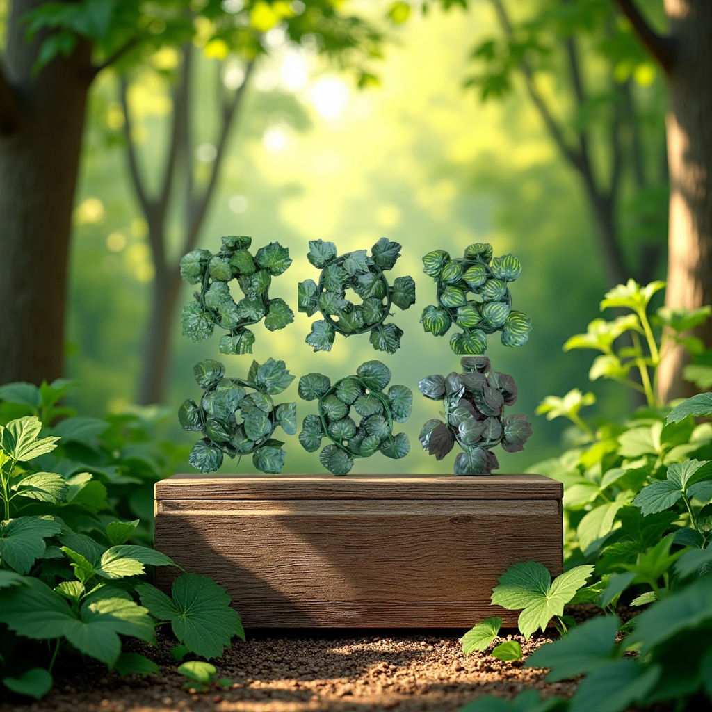 Wicker artificial flower branch accessories, outdoor door decorations, fence decorations, 36-leaf wicker green Item Picture