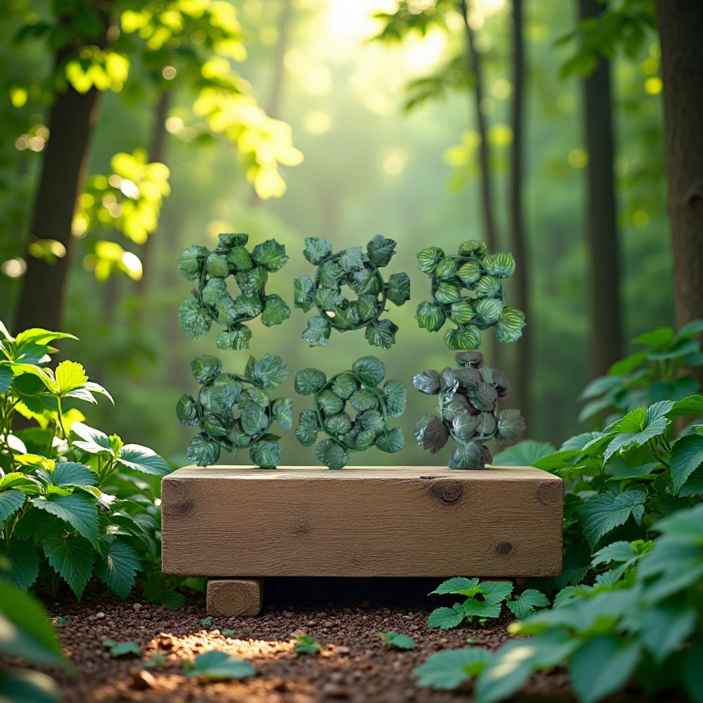 Wicker artificial flower branch accessories, outdoor door decorations, fence decorations, 36-leaf wicker green Application Scenario