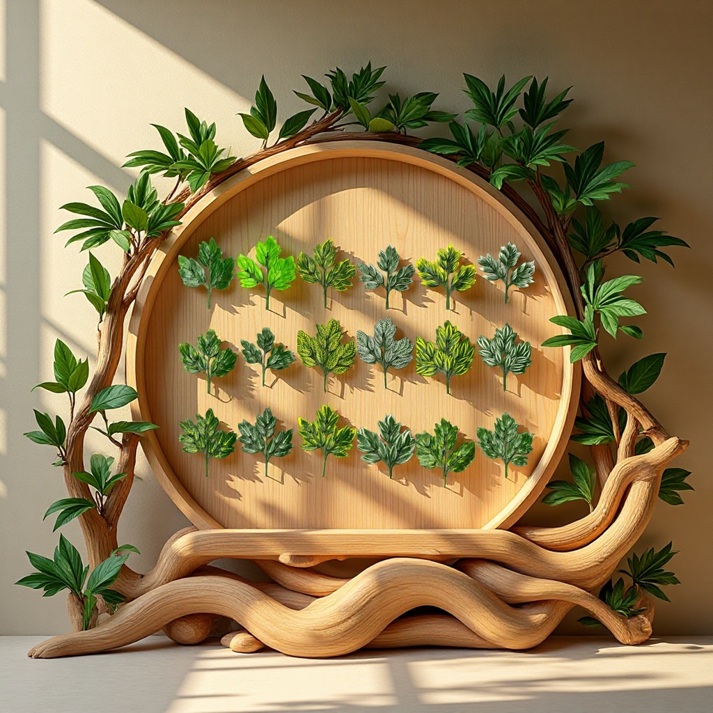 Artificial tree cultural horticulture artificial branches, leaves, branches, green branches, three-pronged mango branches Specification image