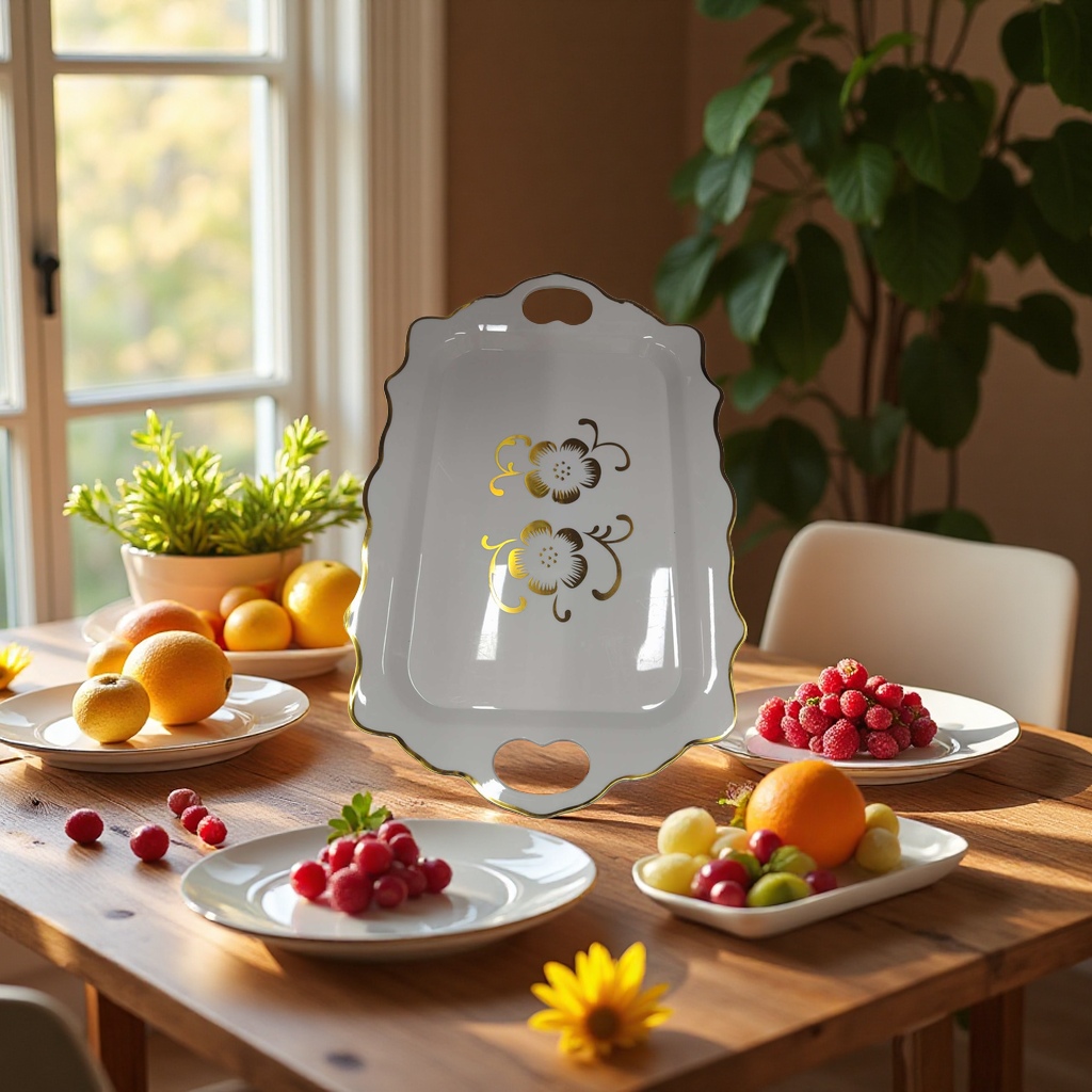 家居用品果盘，餐盘细节图