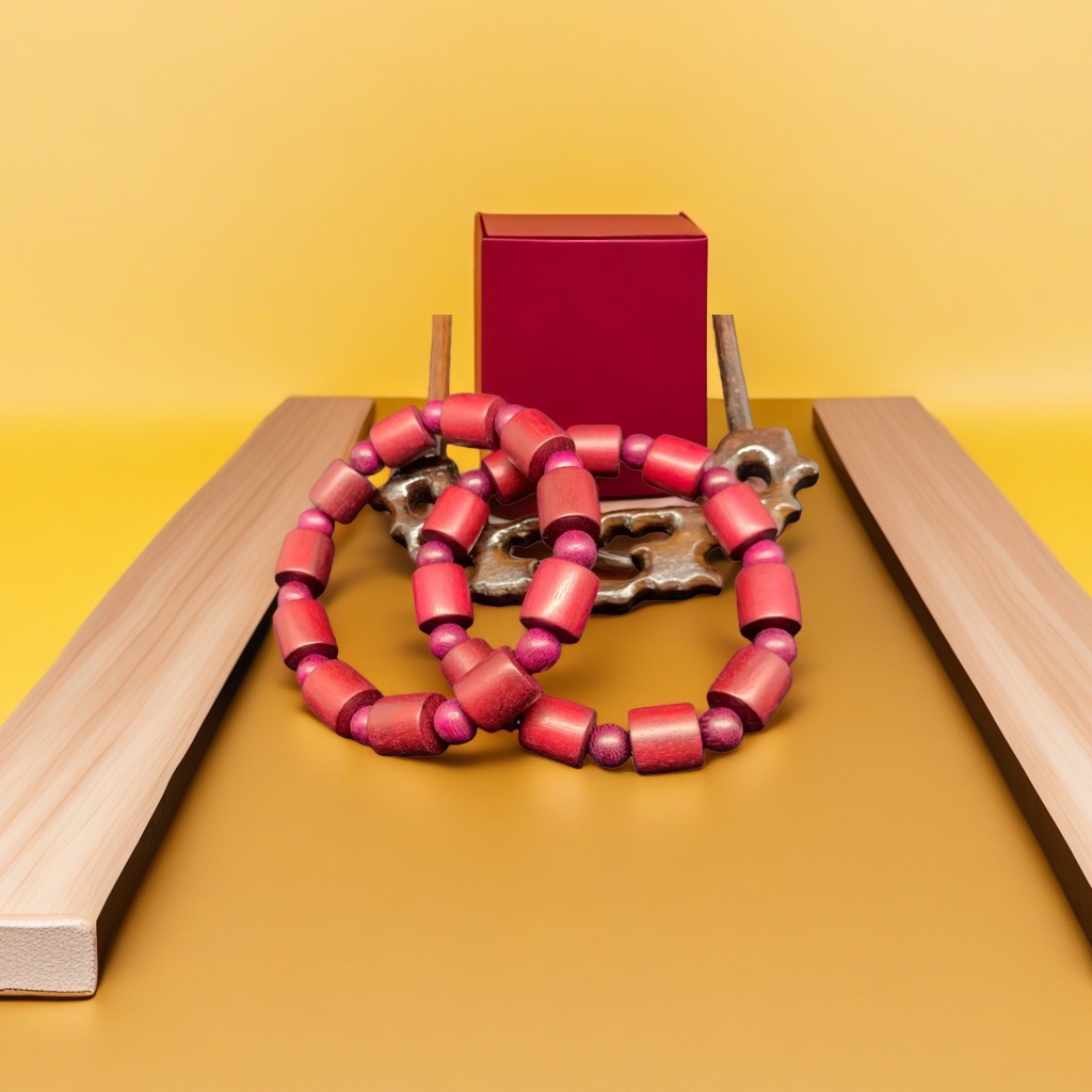 Violet wood bracelets and necklaces are women's accessories for self-cultivation and refinement