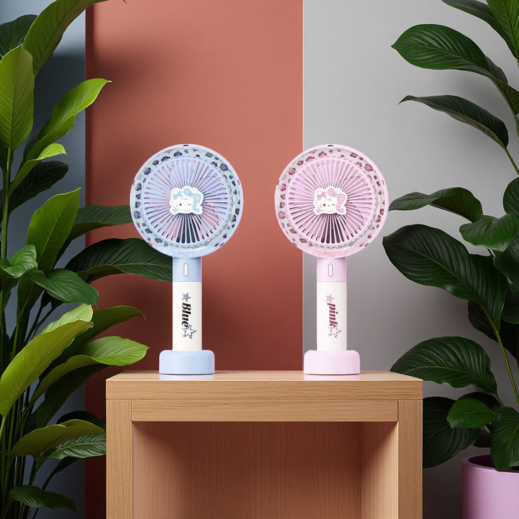 Mia Cat leopard print handheld fan Application Scenario