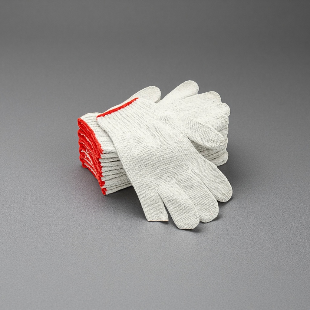 Thickened nylon yarn labor protection gloves are anti-slip and wear-resistant, durable for work, vehicle repair and construction site work