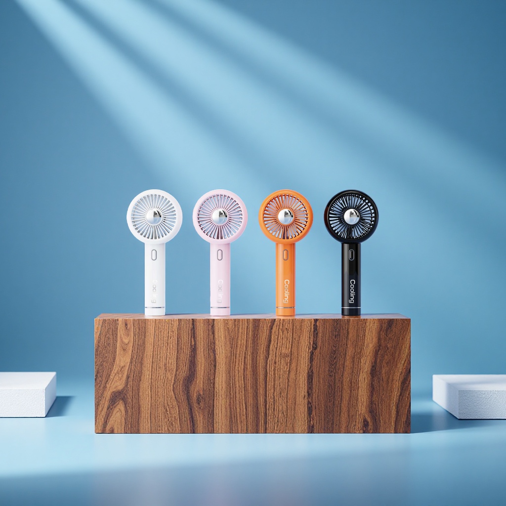 Summer handheld fan, handheld small fan, electric fan, handheld small fan, handheld small fan, handheld high-speed fan Application Scenario