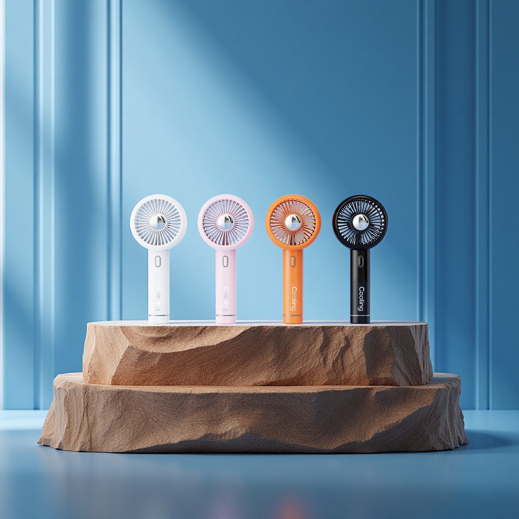 Summer handheld fan, handheld small fan, electric fan, handheld small fan, handheld small fan, handheld high-speed fan Specification image