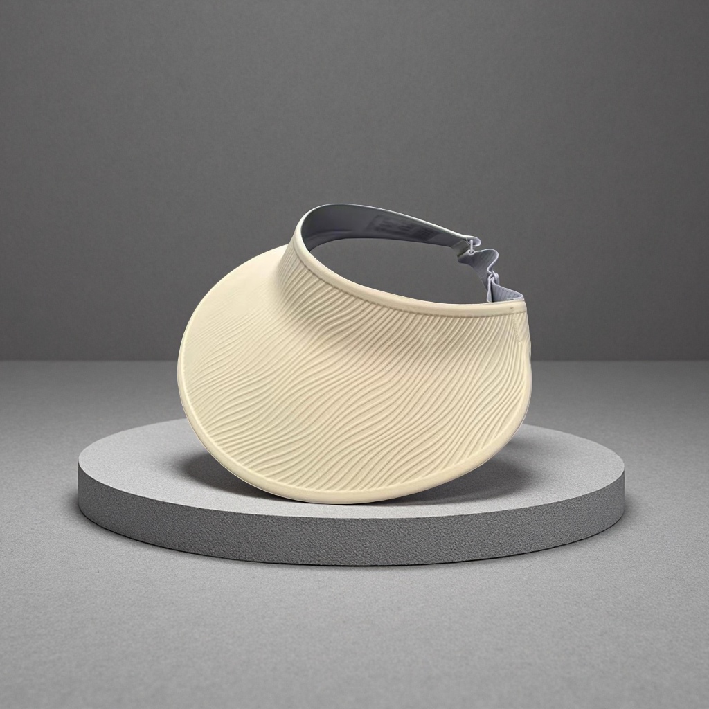 New foldable, seamless, hollow top hat, summer sun protection hat, women's outdoor UV protection sun hat Item Picture