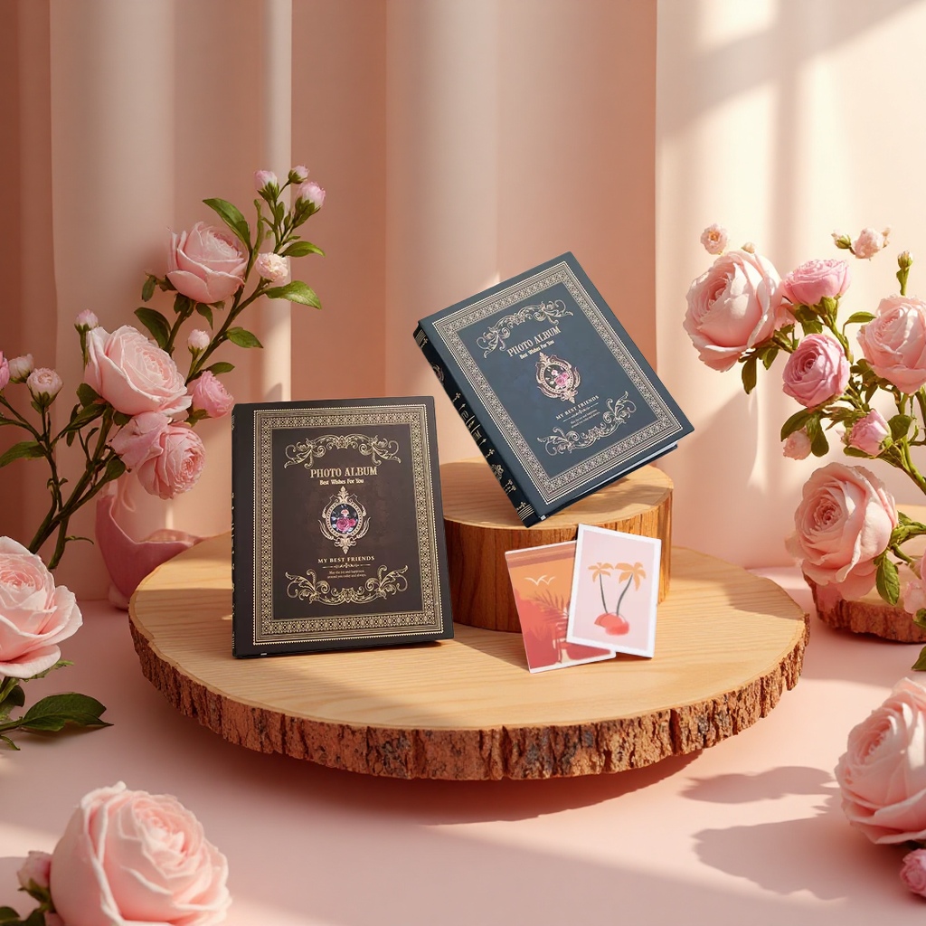 Personalized customized photo album book for commemorative collection details Picture