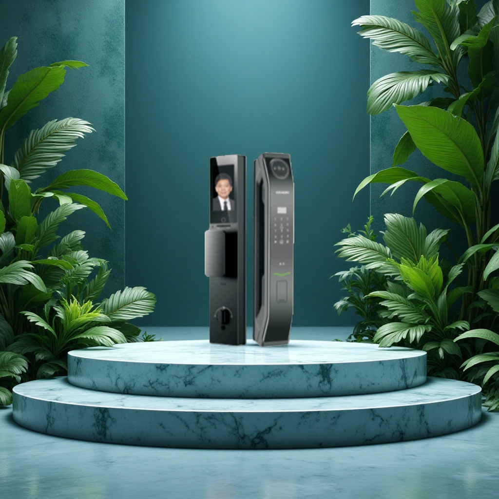 FACERECOGNITION SMART LOCK人脸识别指纹识别智能锁W2R