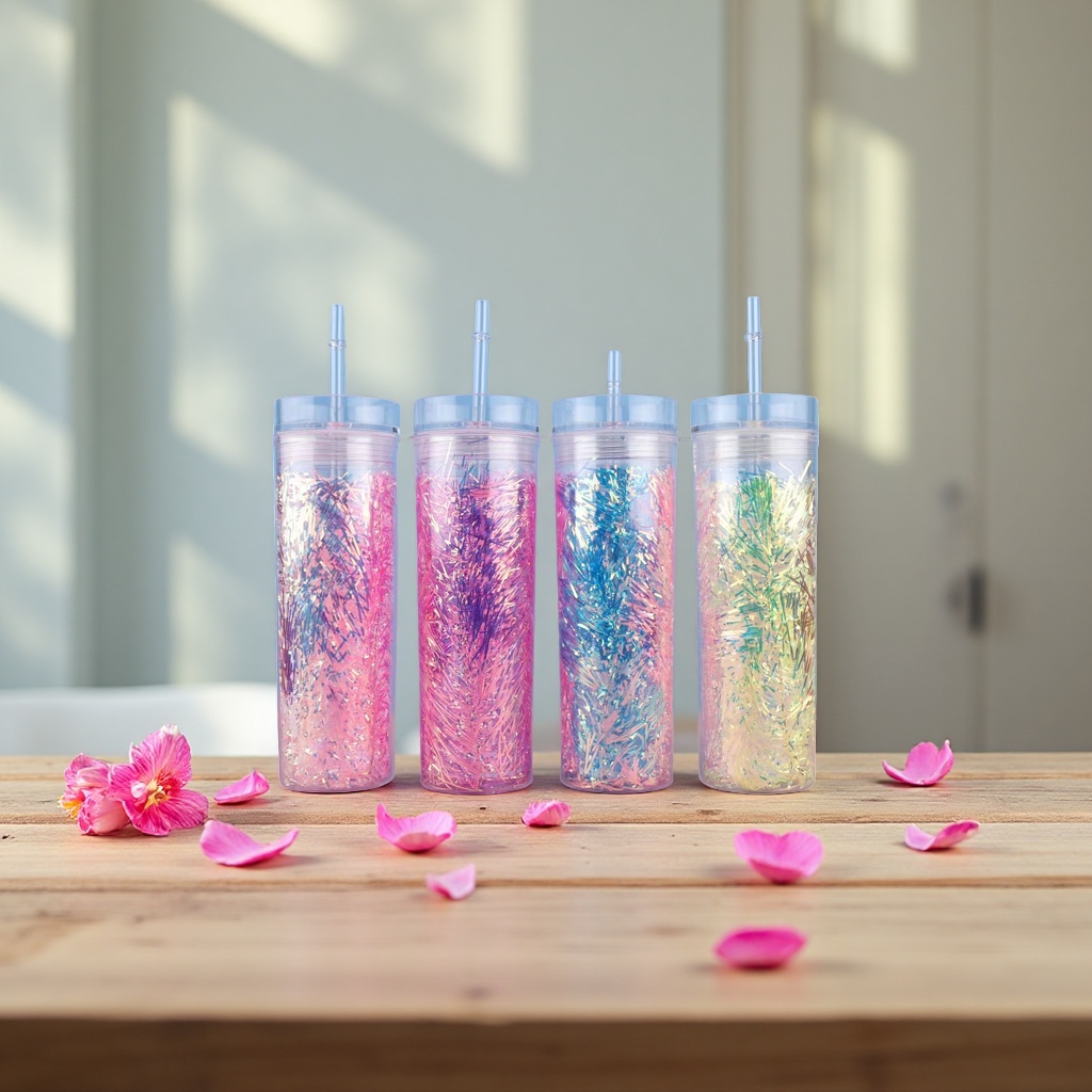 Children's water cups, summer portable insulated cups, plastic cups, large-capacity leak-proof cups Application Scenario