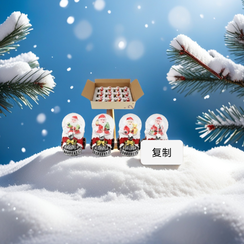 圣诞火车水球2145-1细节图