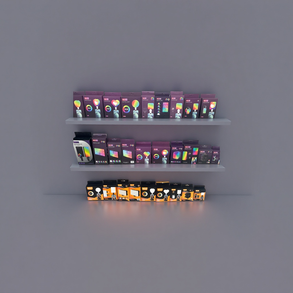 Mobile phone photo live streaming pocket fill light Portable fill light wonder, photography light fill light Specification image