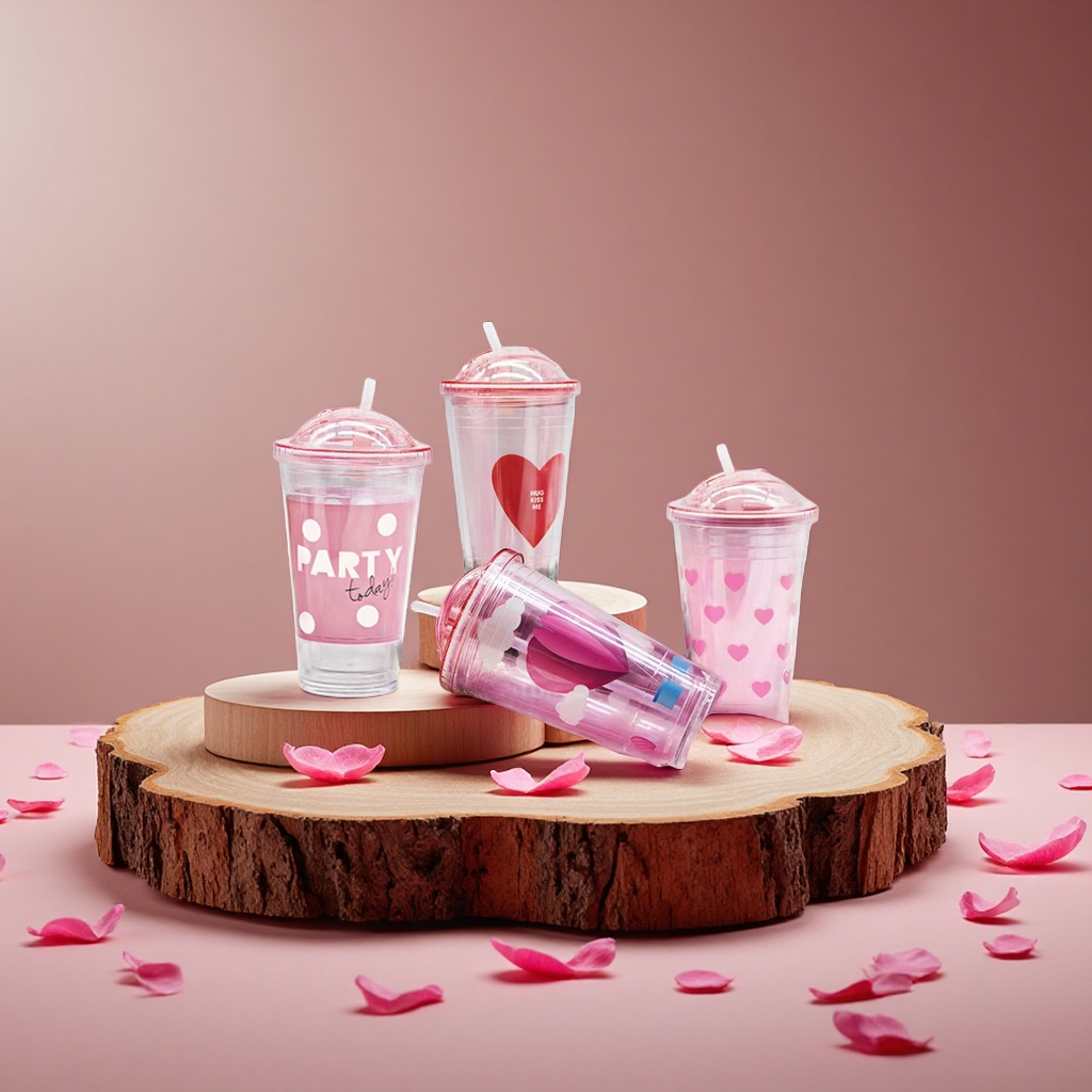 Children's water cup, summer portable insulated cup, plastic cup 180ml, leak-proof design, large capacity Application Scenario
