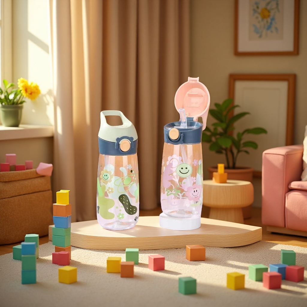 Children's heat-resistant insulated cup 180ml portable and cute cup lid waterproof cup Application Scenario