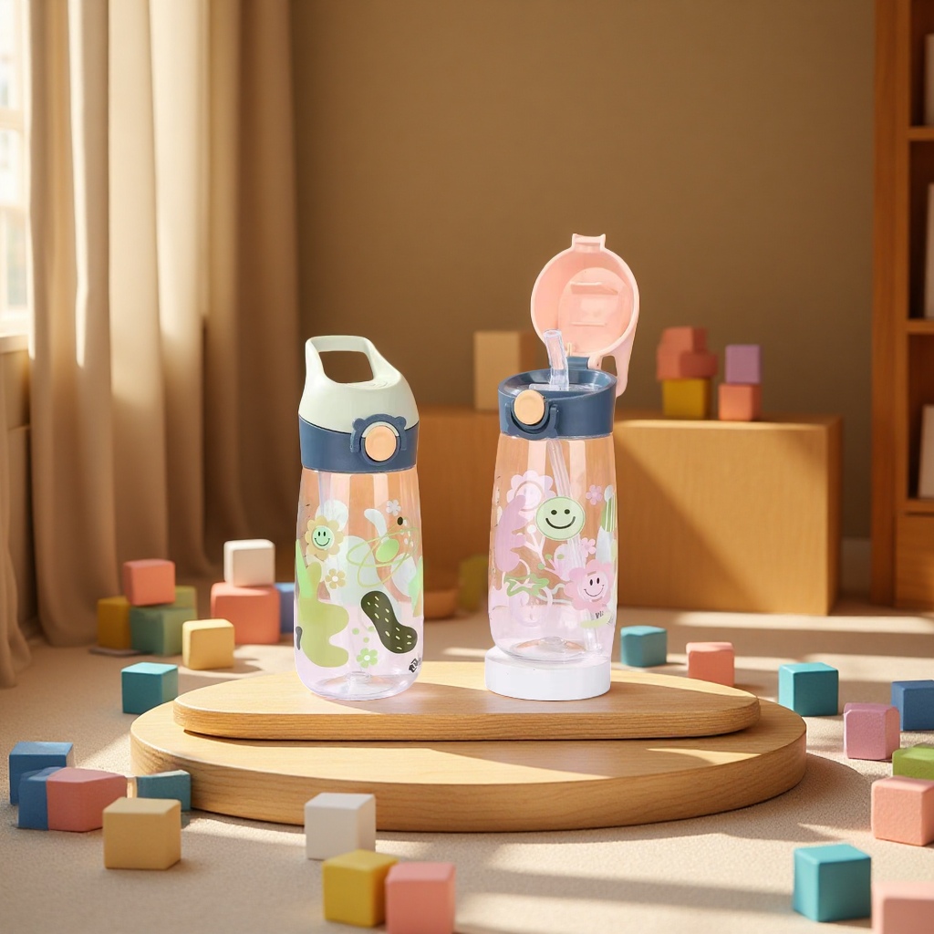 Children's heat-resistant insulated cup 180ml portable and cute cup lid waterproof cup