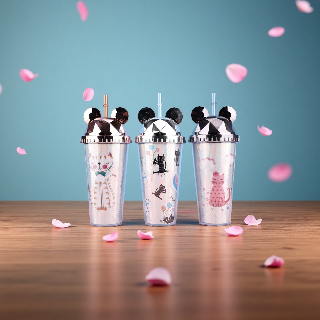 Children's summer portable insulated cup 180ml plastic cup leak-proof lightweight cup Application Scenario