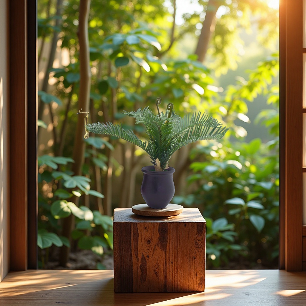 盆景微型景观庭院装饰绿植小盆栽室内观赏植物家庭绿化