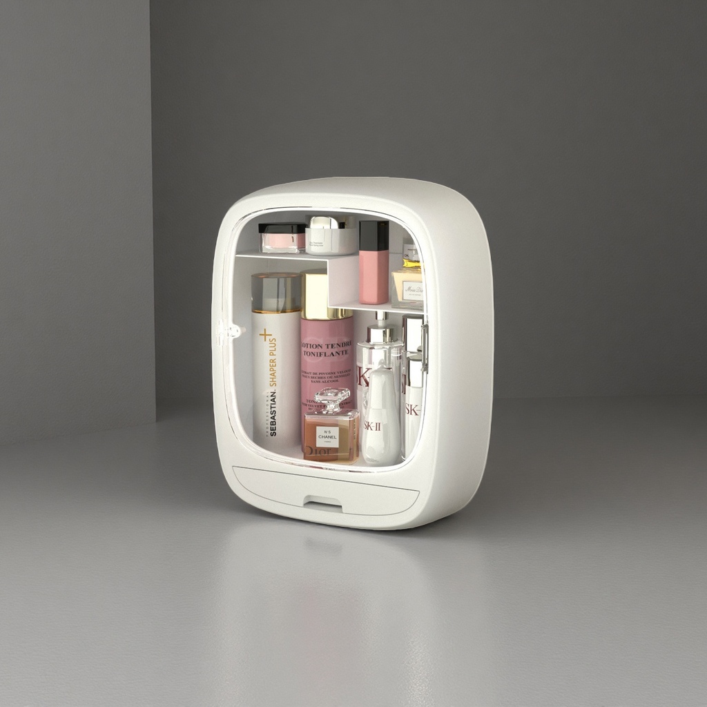 Wall-mounted storage box, simple Nordic-style wall rack, multi-functional storage basket