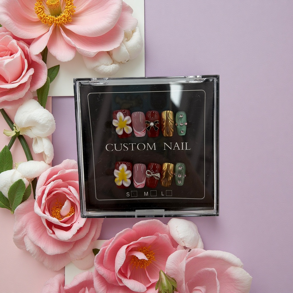 Wearable nail nail patches are detachable, durable and new fashionable nail stickers Specification image